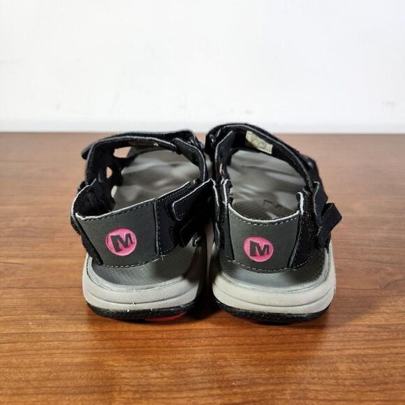 Merrell Cedrus Convertible Hiking Sport Sandals Black Rose Red Womens Size 10 - Picture 4 of 11